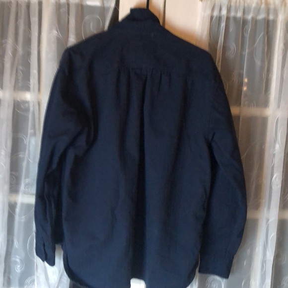 HAN KJOBENHAVN 8114 Military Button-Down Heavy Denim Shirt Men’s XL Navy Blue - Picture 12 of 12